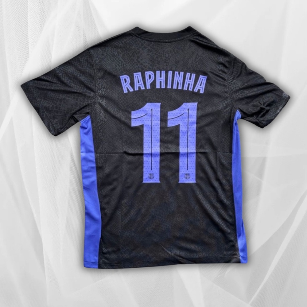 Raphinha Barcelona Soccer Jersey